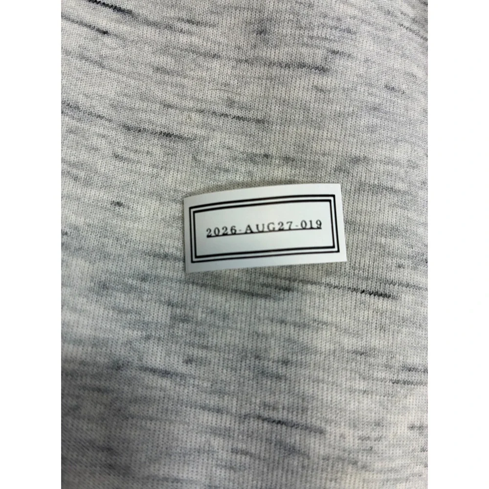 American Eagle Mens Active Flex Space Dye Jogger Pants Grey L Zip Pockets